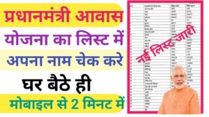 PM Awas Yojana List Check Kaise Kare